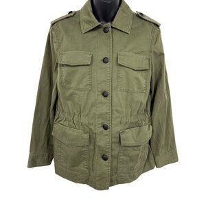 Banana Republic Womens Olive Green Military Style Jacket Size Small S NWOT New
